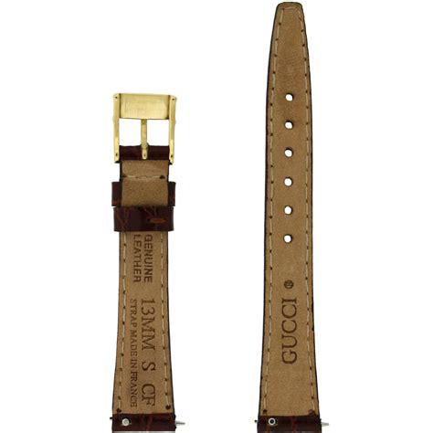 gucci watch strap vintage crocodile|Gucci replacement watch strap.